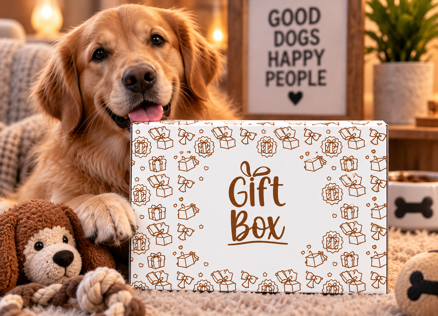 Giftbox Dog